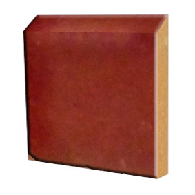 Mosaic House Moroccan tile MKB 4x4 7 B Red,    solid zellige, mosaic, zellij, loose, size, glaze, squares, simple 